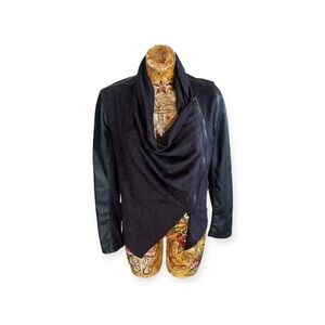 BLANK NYC black jacket small  asymmetrical